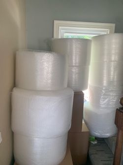 A Lot of NEW Rolls of Bubble Wraps. 350 Feet Long, 12 inches wide