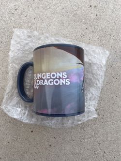 Dungeons and Dragons Mug and Pin