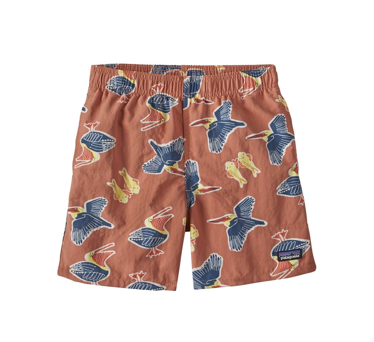 NWT Patagonia Boy’s Baggies 5” Inseam Shorts Size:L12 Color:amigos/sienna clay