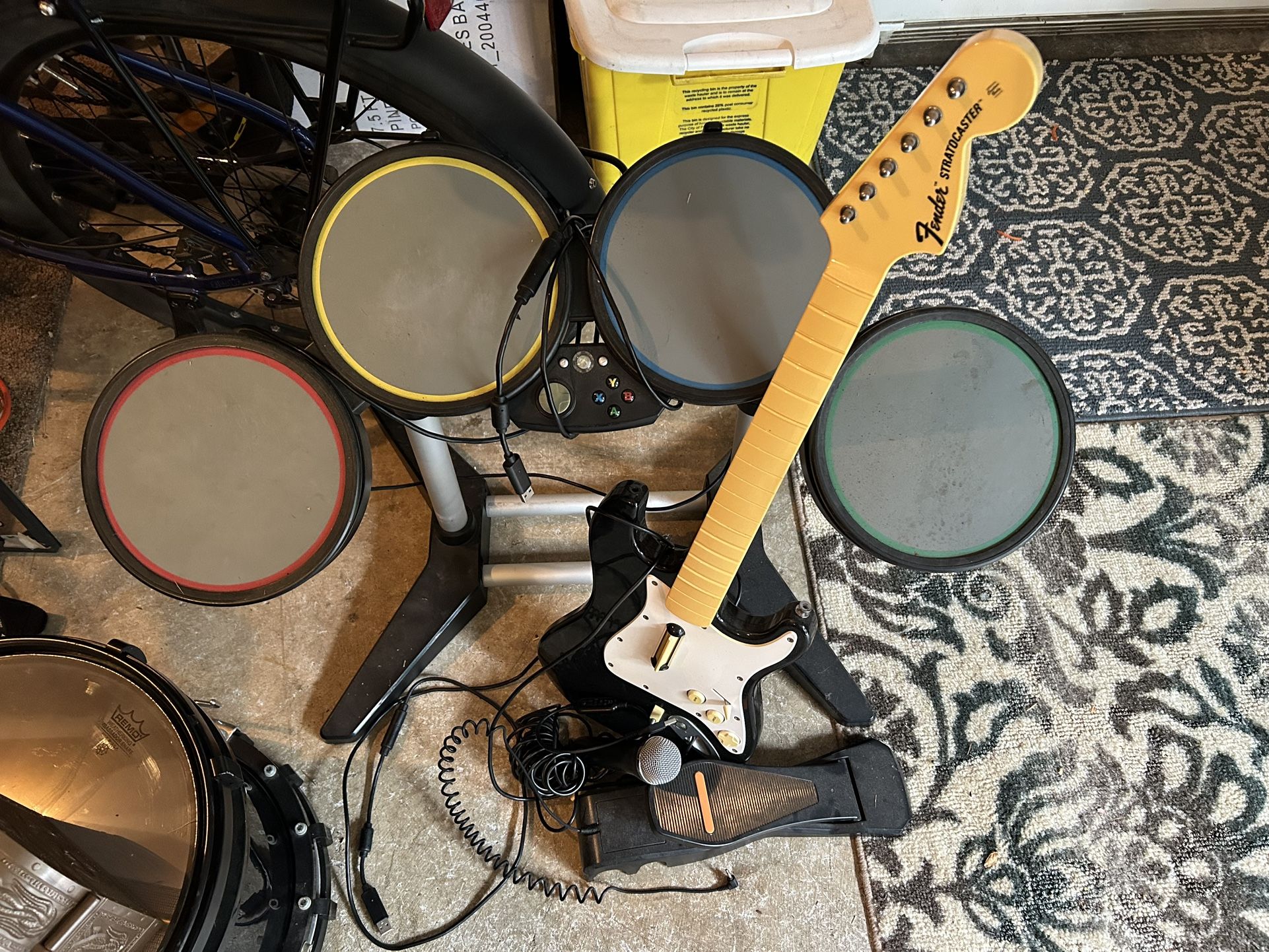 Rock Band Instruments Xbox 360