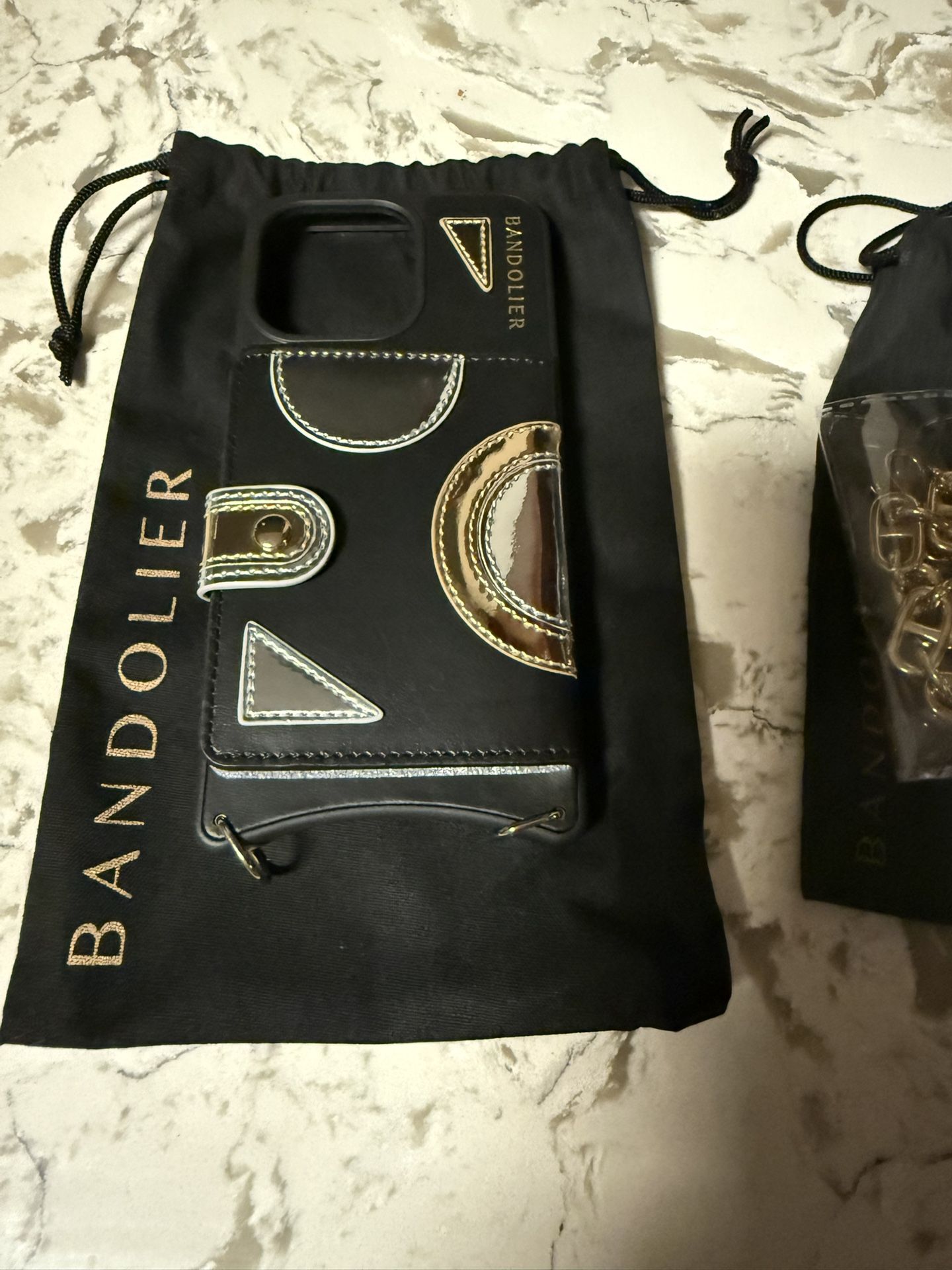 Bandolier Phone Case With Chain. New, Comfortable, Very Nice, Has Pockets For Cards! It Is for iPhone 15 Pro Max