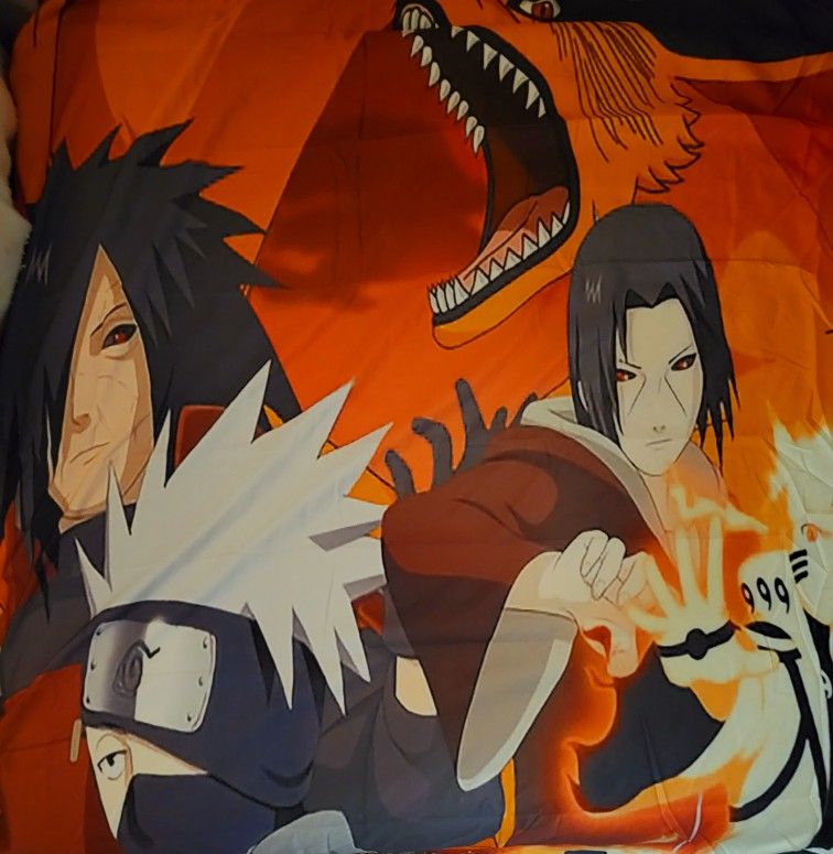 NWT NARUTO SHIPPUDEN NARUTO VS SASUKE WALL BANNER