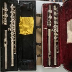 Yamaha 221 & Selmer Bundy Flutes