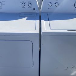 Amana washer and dryer