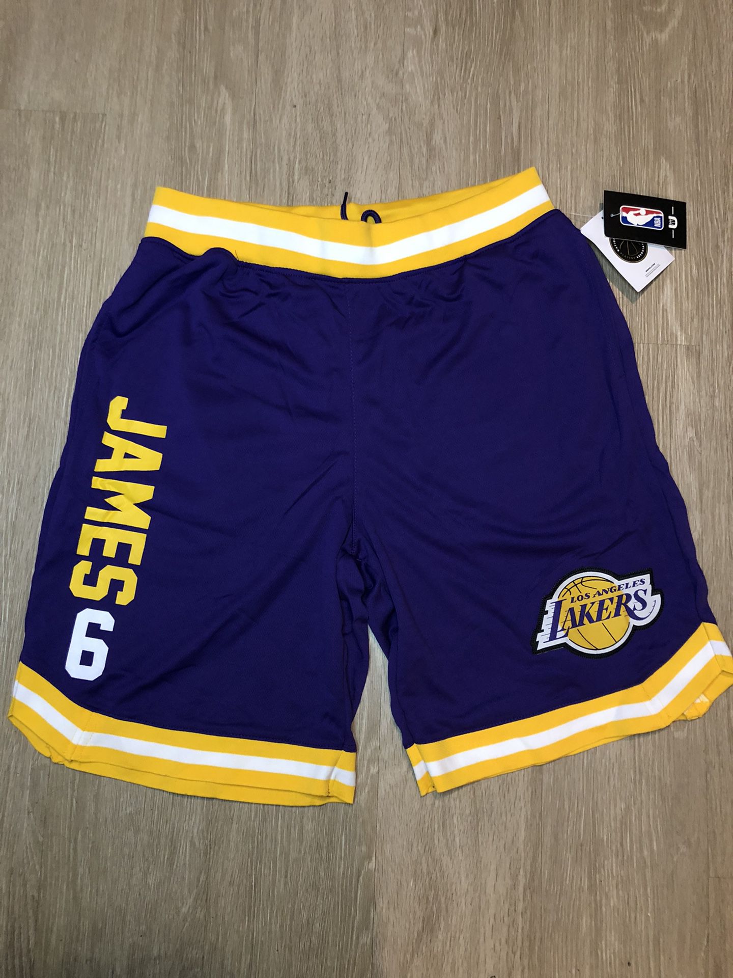 NBA, Shorts, Los Angeles Lakers Shorts Lebron James Shorts Just Don Style