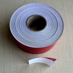 Self-Adhesive Transparent Vinyl Tape RED