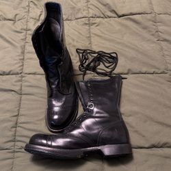 Corcoran Size 10 Men’s Black Military Jump Boots 
