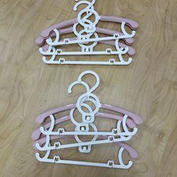 6pc Adjustable Baby Kids Clothing Hanger 11-14”