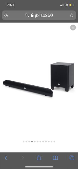Jbl Sb250 Soundbar And Subwoofer