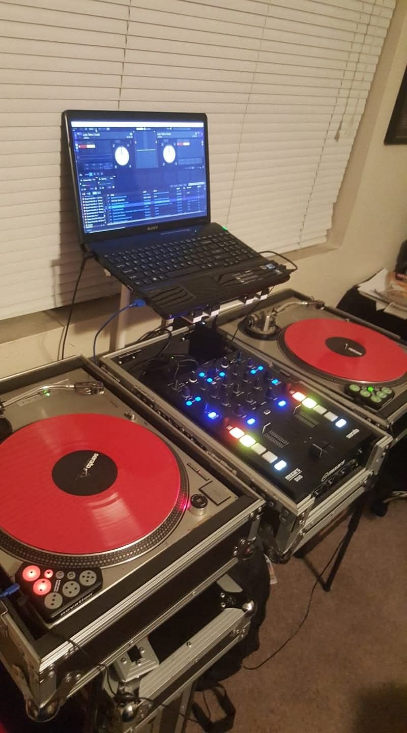 Technics 1200 Turntables + Mixars Duo
