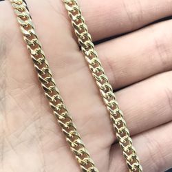 Miami Cuban 10K Gold Chain New 