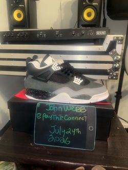 Jordan Fear 4s Size 13 men