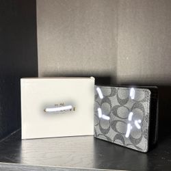 Grey Coach Wallet