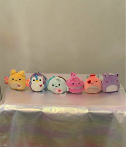 Squishmallow Clip-Ons Valentine’s Day Plush Toy Lot