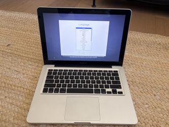 2011 MacBook Pro 13-inch, Late 2011.