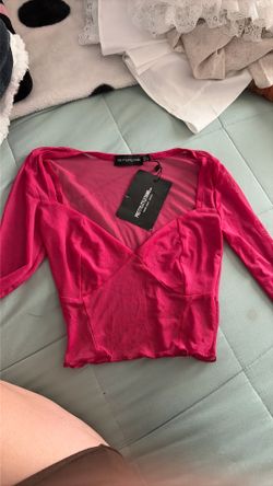 Pretty little thing pink long sleeve