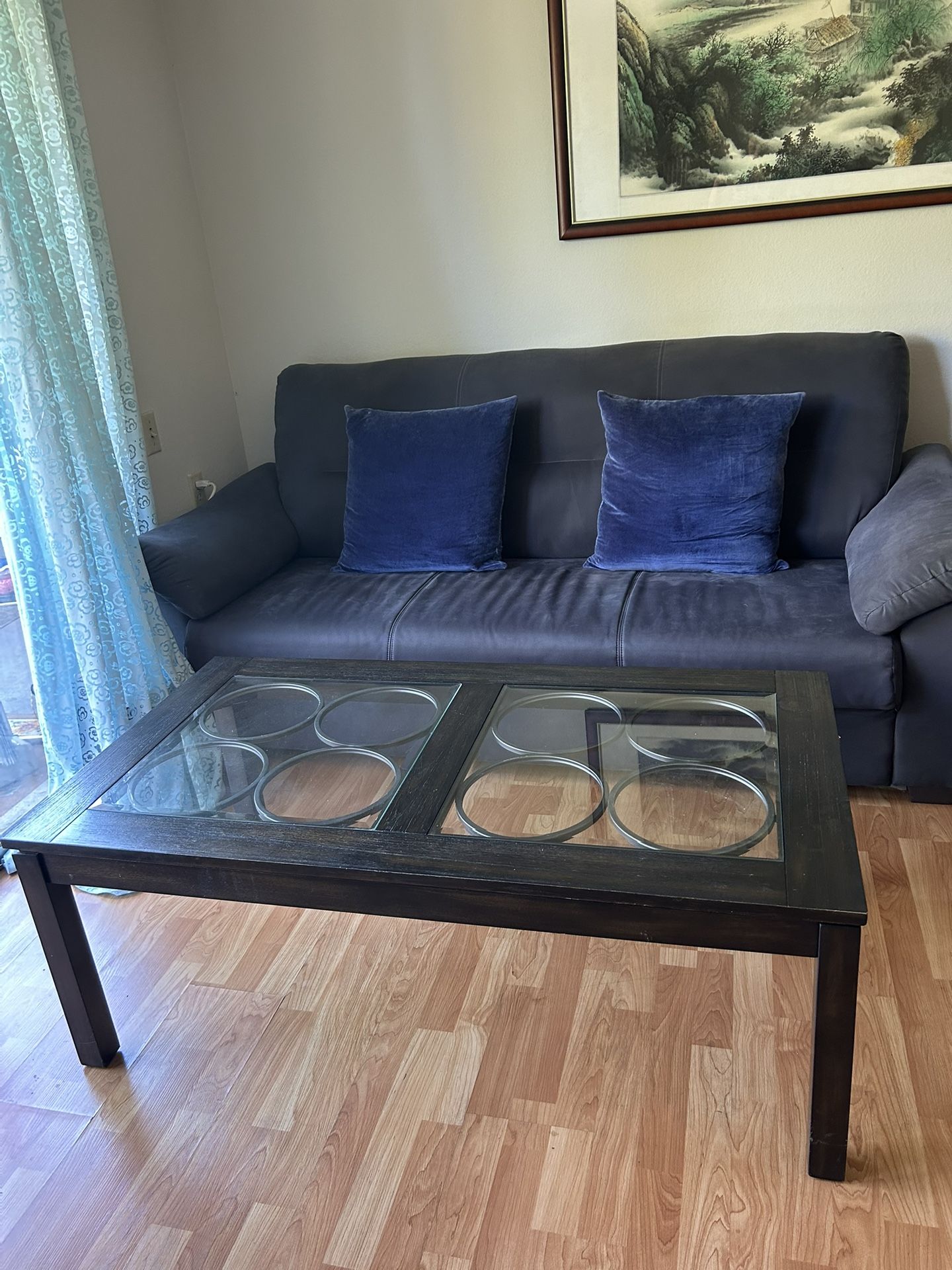 Glass Top Coffee Table