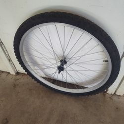 26" Front Rim, Tube And Tire
