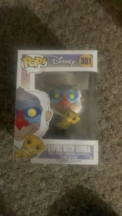 Disney Funko Pop! #301 (Rafiki with Simba from The Lion King)