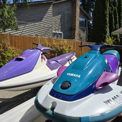 1-SeaDoo GTS, 1-Yamaha WaveVenture, & Double Trailer 