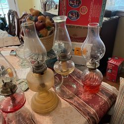 Vintage Kerosene Lamps