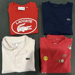 LACOSTE boys shirts