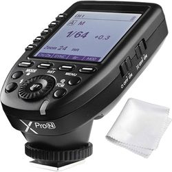 Godox XproN Xpro-N TTL Wireless Flash Trigger for Nikon, 1/8000s HSS TTL-Convert-Manual Function Large Screen Slanted Design 5 Dedicated Group Buttons