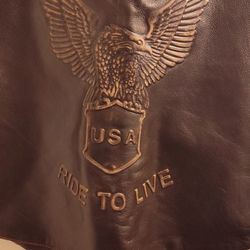 Vintage Leather King Size 44 Vest 