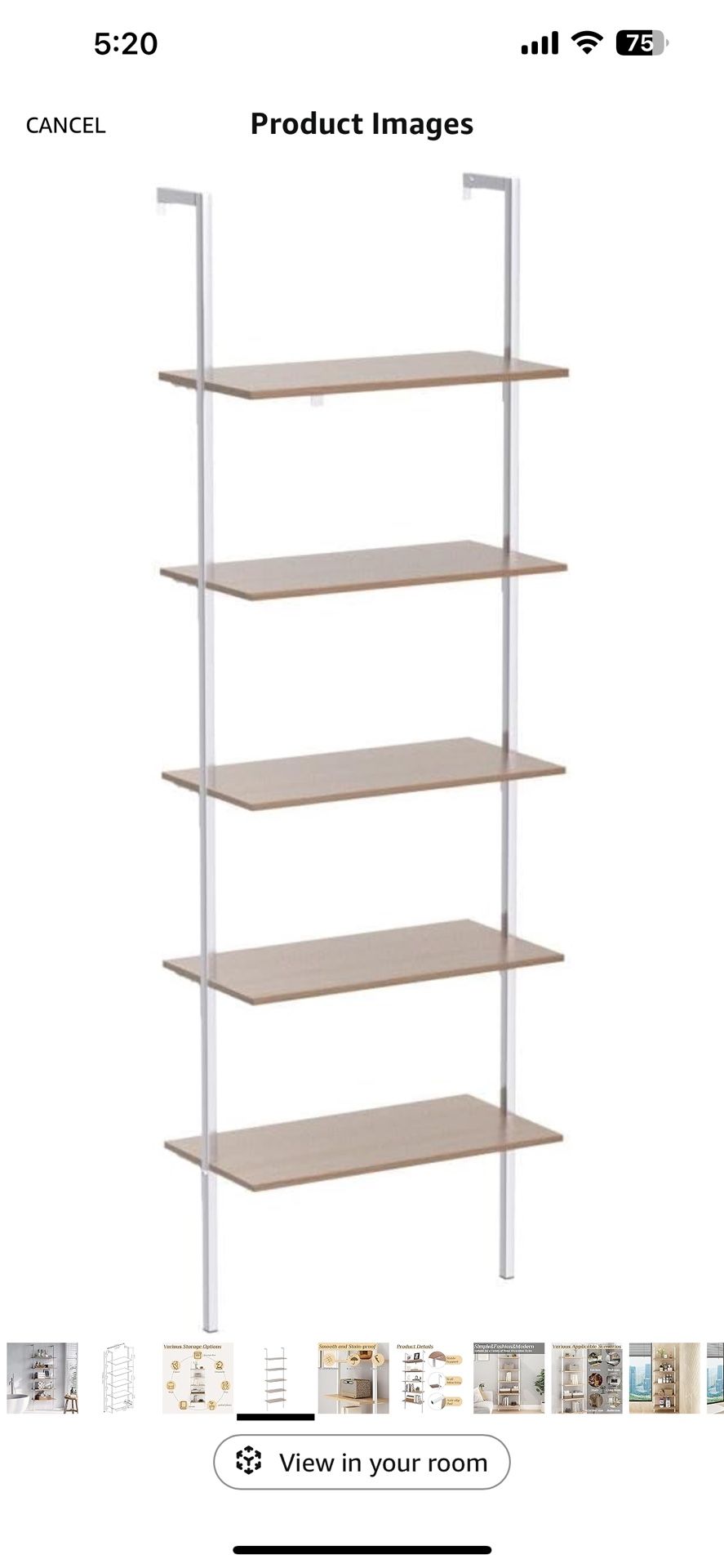 Two Bookshelves