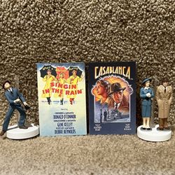 Hallmark keepsake ornament Casablanca & Singing in rain set of 5 mini ornaments