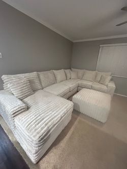 (ANY COLOR) Brand New Corduory Plush Sectional