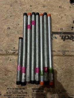 1-1/4-in x 30-in Galvanized Steel Threaded Pipe