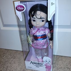Brand New Disney Animation Mulan Doll 