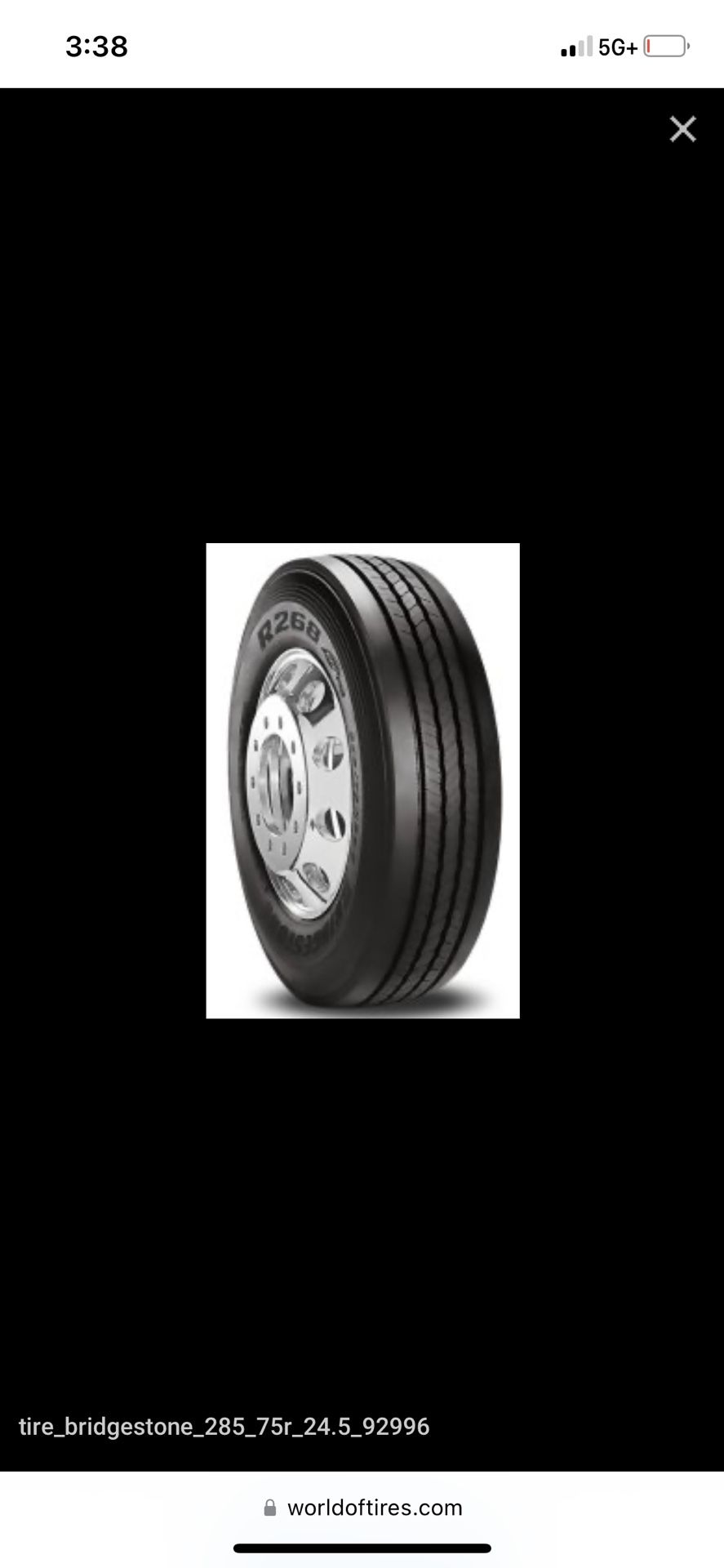 285 75R 24.5 Set Of 4 $300 !!!