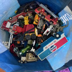 Big Bag Of Vintage And New Toy Cars Etc. 