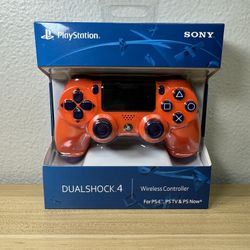 PS4 Orange Controller 