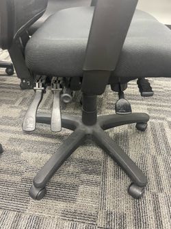 Black rolling Office Chairs (Various Brands) ($20 each)