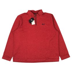 Under Armour Golf Storm 1/4 Zip Pullover 4XL Red Fleece Sweatshirt Crewneck NEW!