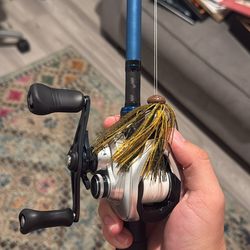 Shimano 201HG on 7’2” heavy Rod