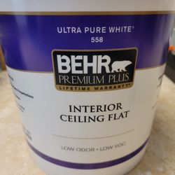 BEHR 5 Gallon Ceiling White Paint