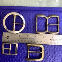 4 Four Belt Buckles