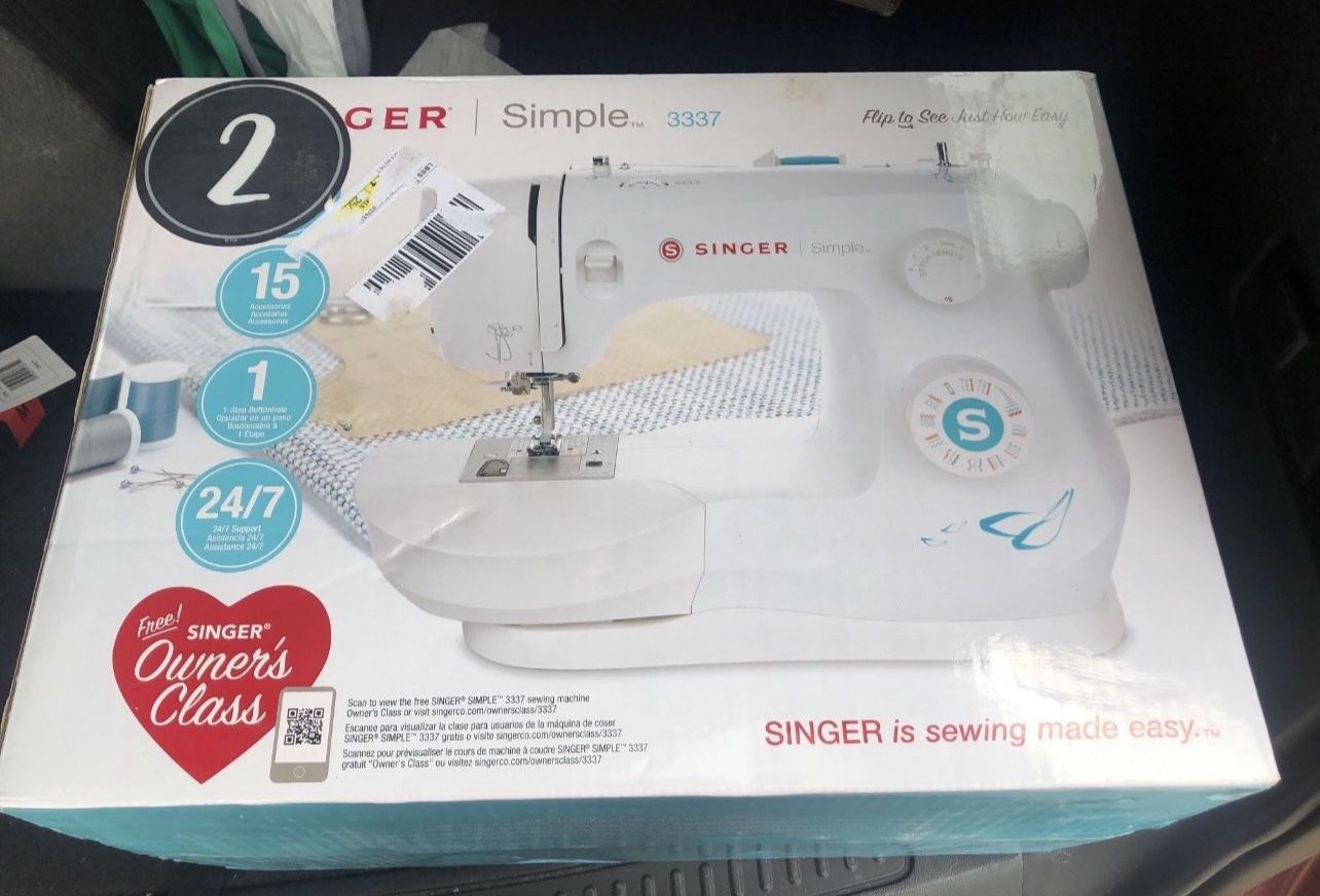 Sewing Machine .singer Brand .never Opened.$175 Or Best Reasonable Offer 