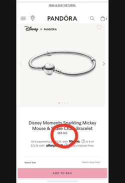Disney Pandora Braclet