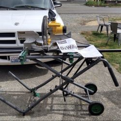 New DeWalt 12-in Chop Saw & Stand 