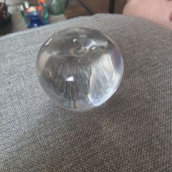 Tiffany & Co Crystal Apple Paperweight