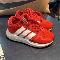 Adidas Red Running Shoe Size 7c Toddler