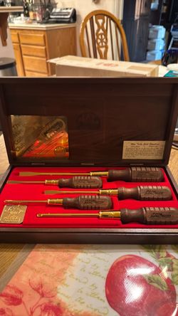Mac gold plated screw driver set