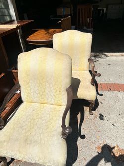 Vintage upholstered chairs