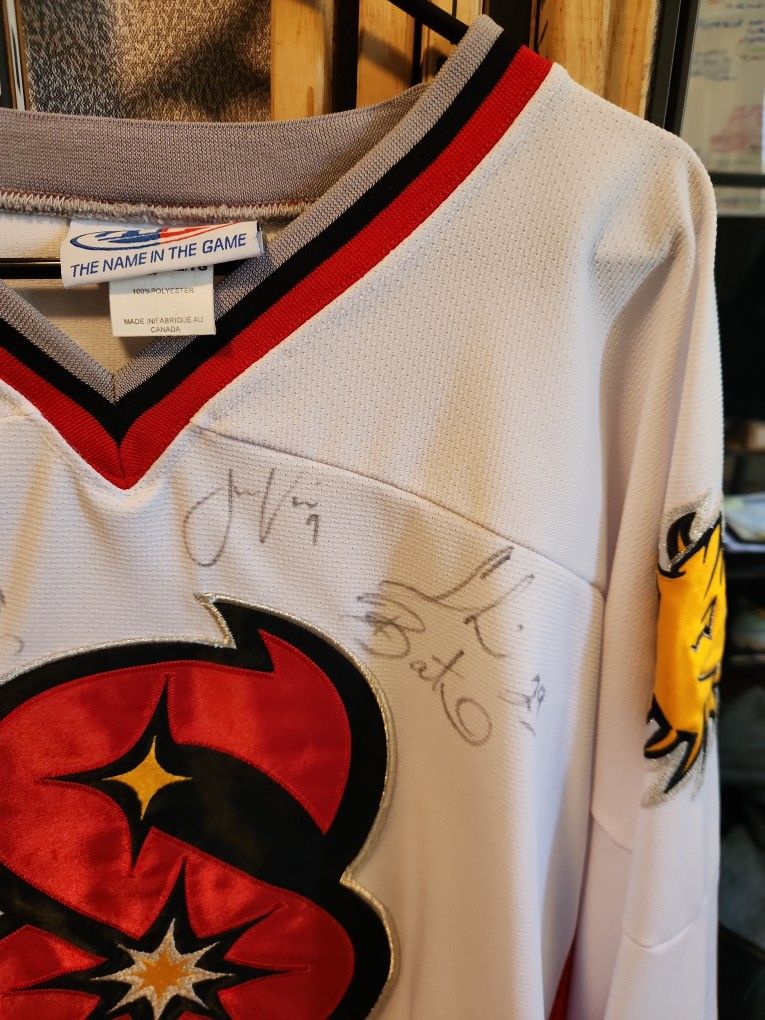Arizona Sundogs Hockey Jersey Signed By 4 Players