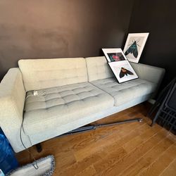 Green sofa